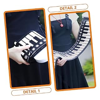Alasum piano pour débutant clavier de piano pliable piano pliant portatif plier le piano oud instrument portable piano numérique piano électronique enroulable pliable piano abdos - Les Beatles, Paul McCartney, John Lennon, RIngo Starr, George Harrison Alasum piano pour débutant clavier de piano pliable piano pliant portatif plier le piano oud instrument portable piano numérique piano électronique enroulable pliable piano abdos – Image 3
