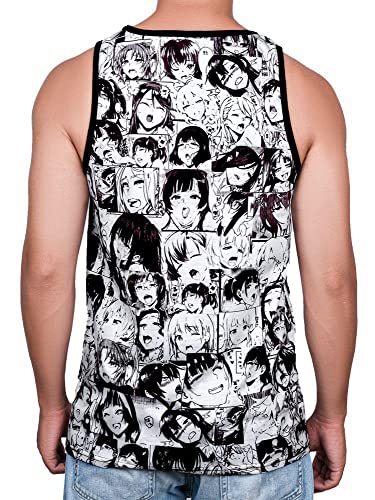Image of ComicSense.xyz Unisex Ahegao Anime The Tee of Culture Vest