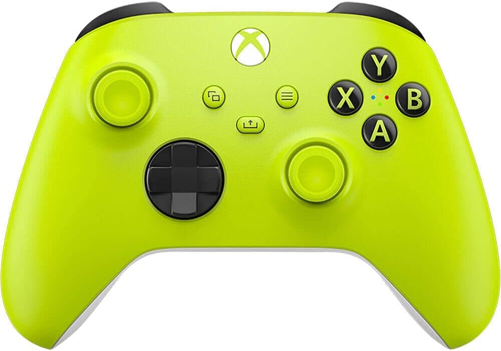 Xbox Core Wireless Gaming Controller – Electric Volt – Xbox Series X|S, Xbox One, Windows PC, Android, and iOS – Electric Volt Controller Edition