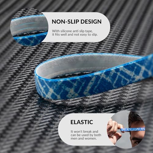 ROCKBROS Headband Sports Sweatband Hair Band 6 Pieces 50-76 cm Elastic Non-Slip Thin Headbands Women & Men for Yoga Cycling Fitness Jogging - Image 4