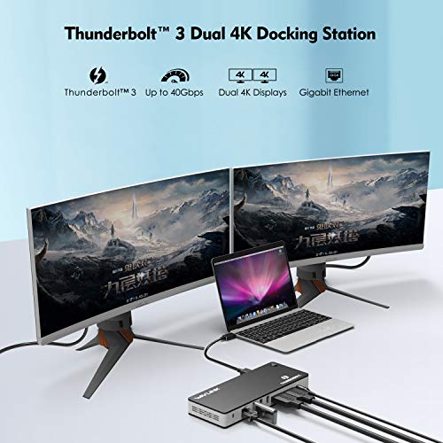 WAVLINK Thunderbolt 3 Dockingstation mit 60 Watt Ladeleistung