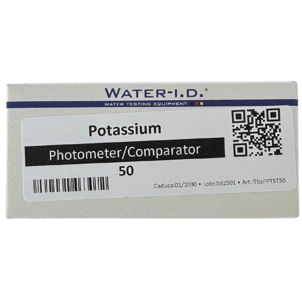 Potassium Tabletten-Reagenz für PoolLab 2.0 – Reagenz zur Messung von Kalium (0,7–12,0 mg/l (ppm)) – Haltbarkeit: 2 Jahre – 50 Tabletten (TbsPPTST50)