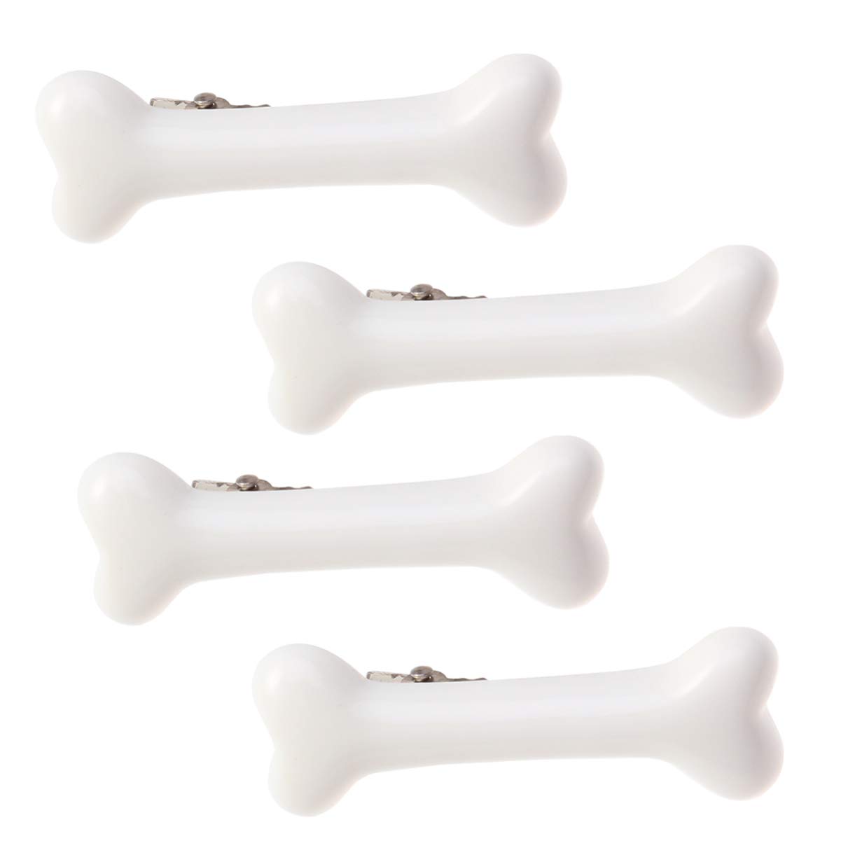 Amazon.com : Lurrose 4Pcs White Dog Bone Hair Clips, Vivid Side Band  Barrette, Creative Dog Bone Bobby Pins Costume Hair Accessory for Halloween  Cosplay Party : Beauty & Personal Care