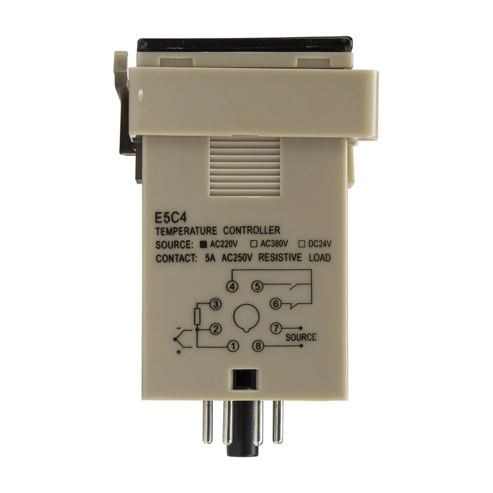 PID Digital Termostato Controlador de Temperatura Digital con Entrada y Salida de relé de 220 V CA E5C4-R Serie E5C4 220 V CA Controlador de Temperatura