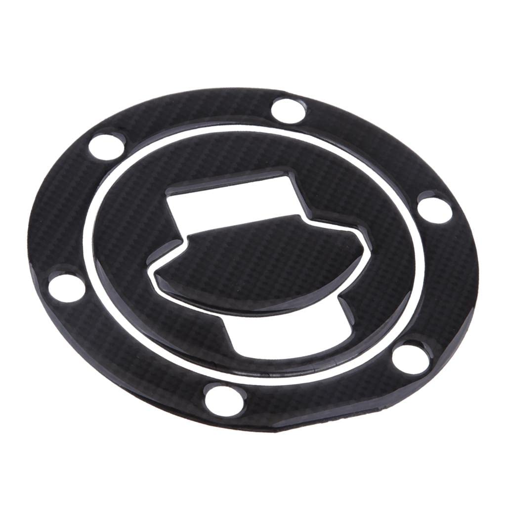 Benzin Tankdeckel Schutz - Wasserdicht Oval Aufkleber für K1200S K1200R K1200RS K1200GT K1200LT - Schwarz Vinyl Motorrad Tank Pads