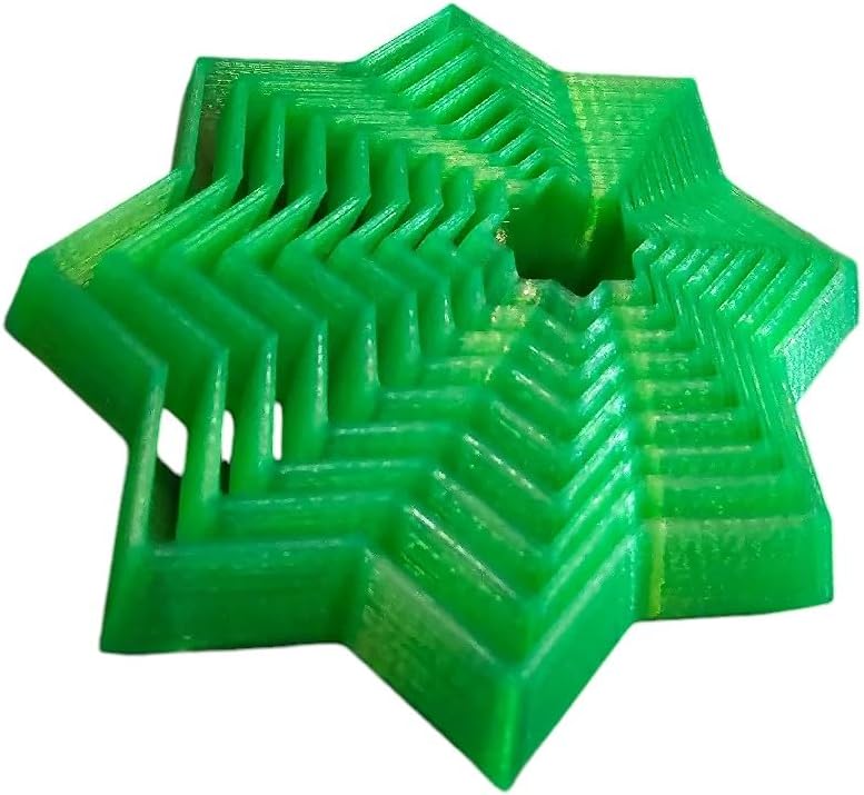 3D Printed - Fidget Star - Stress Relief/Anxiety Toy (Pink)