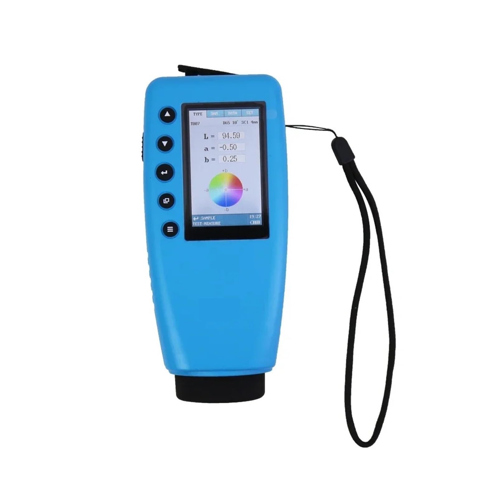 Analizzatore di colore portatile colorimetro portatile WR10QC Analizzatore di colore digitale preciso colorimetro con diametro di 4 mm Multifunzionale