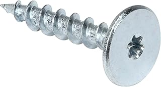 FastCap Professional PowerHead #10 Wood Screw, 1-1/4" Length, 9/16" Head, Self-Tapping, Zinc Coated, Torx Drive, Type 17 Point. The Ultimate Strength & Holding Power. (50 Pieces)