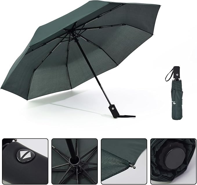 Image of Travel Umbrella Windproof Automatic Umbrellas big size for men, Umbrella for girls, Umbrellas for rain,Windproof umbrella Large for Man, Women Factory Outlet umbrellas