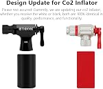 Thinvik CO2 Bike Tire inflator Pump-Compatible with Presta & Schrader Valve Insulated Sleeve. Portable Bicycle Tools CO2 Tires Inflator Kits for Road and Mountain Bikes- CO2 Cartridges NOT Included