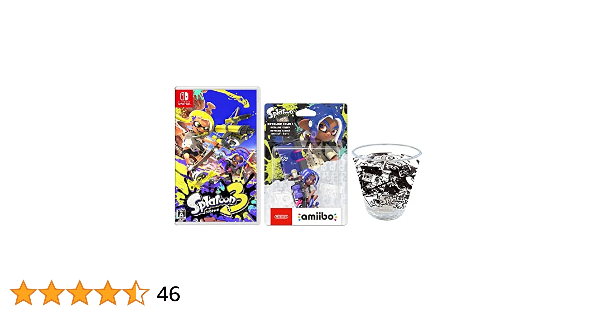 【専用箱付き】スプラトゥーン3＋amiibo3体セット☆新品☆アクリルタンブラー Amazon.co.jp: 【オリジナル輸送箱で配送】スプラトゥーン3
