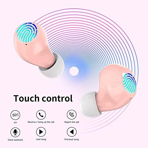 Personalised wireless earbuds bluetooth,earbud headphones for kids,with 36 hours of playtime,Touch controls Built-in microphone for calls, IPX5 waterproof High-fidelity sound,for sports/gaming