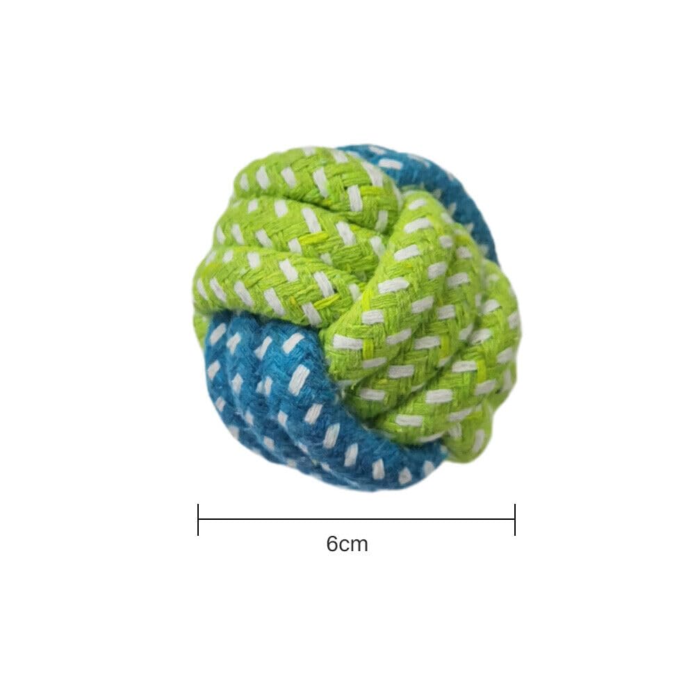 Woowoofy Dog Rope Toy Anti-Slip Design for Aggressive Chewers Teething Training Nearly Indestructible Dog Toys 100% Natural Cotton Rope for Small & Medium Dog (Pack of 4) - Image 2