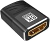 Acoplador HDMI 2.1, conector adaptador hembra a hembra 8K, extensor HDMI 48Gbps compatible con 8K@60Hz, 3D, ARC para TV HDTV Roku, monitores, laptop, proyector. 1