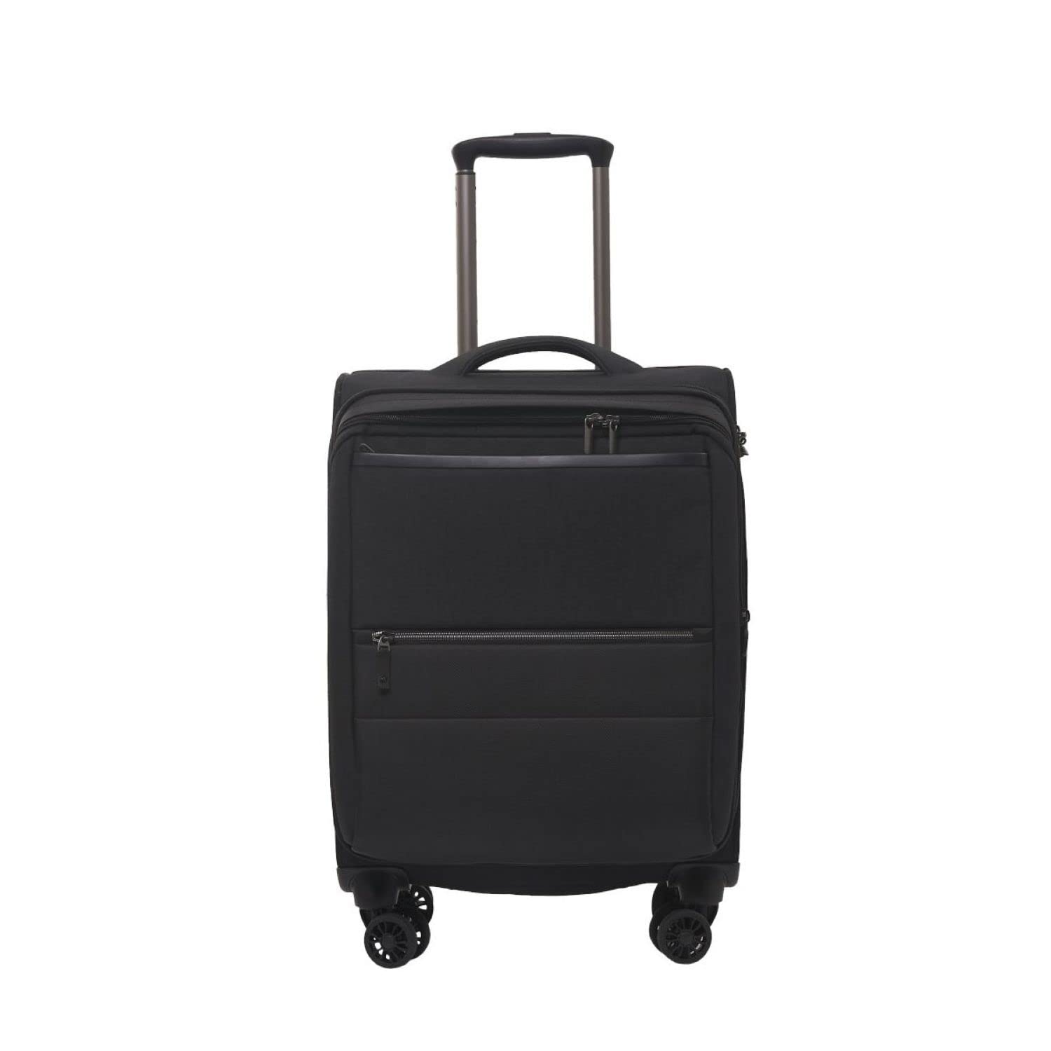 ECHOLAC Polyester 58 cms Black Softsided Cabin Luggage (CT813) Amazon