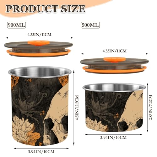 Envase Hermético para Café Acero Inoxidable 500ml miniatura 3