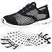 ALEADER Women's Quick Drying Aqua Water Shoes Black 10 D(M) US