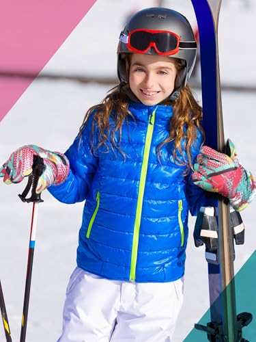 Image of Honoson 2 Pairs Kids Snow Gloves, Winter Waterproof