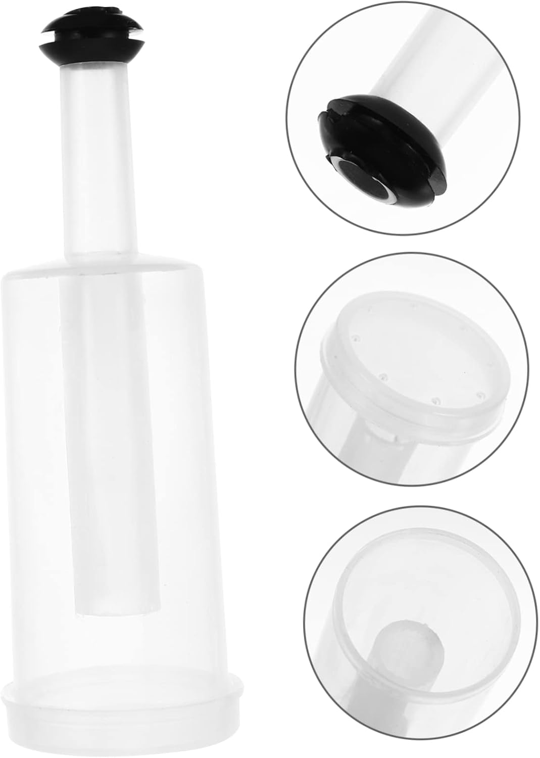 Garneck 1set Craft Beer Brewing Accessory Stopper Silicone Plugs Home Brew Supplies Brew One-way Valve Wine Stopper for Bottles