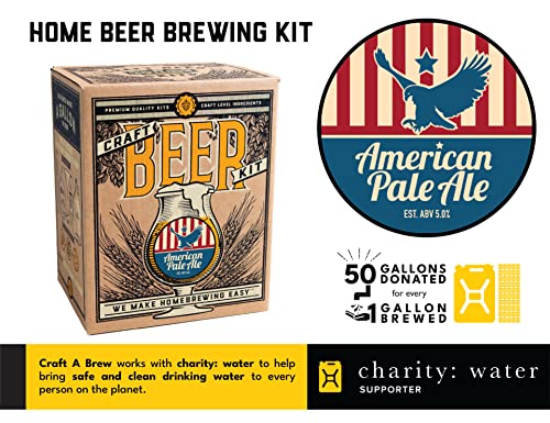 Craft A Brew - American Pale Ale - Beer Making Kit - Make Your Own Craft Beer - Complete Equipment And Supplies - Starter Home Brewing Kit - 1 Gallon #TOP1