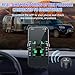 B-Qtech Tire Pressure Monitoring System with 6 External Sensors, Wireless TPMS for Car Truck RV Motorcycle, 6 Alert Modes Support iOS & Android, Real-time Display Pressure/Temp