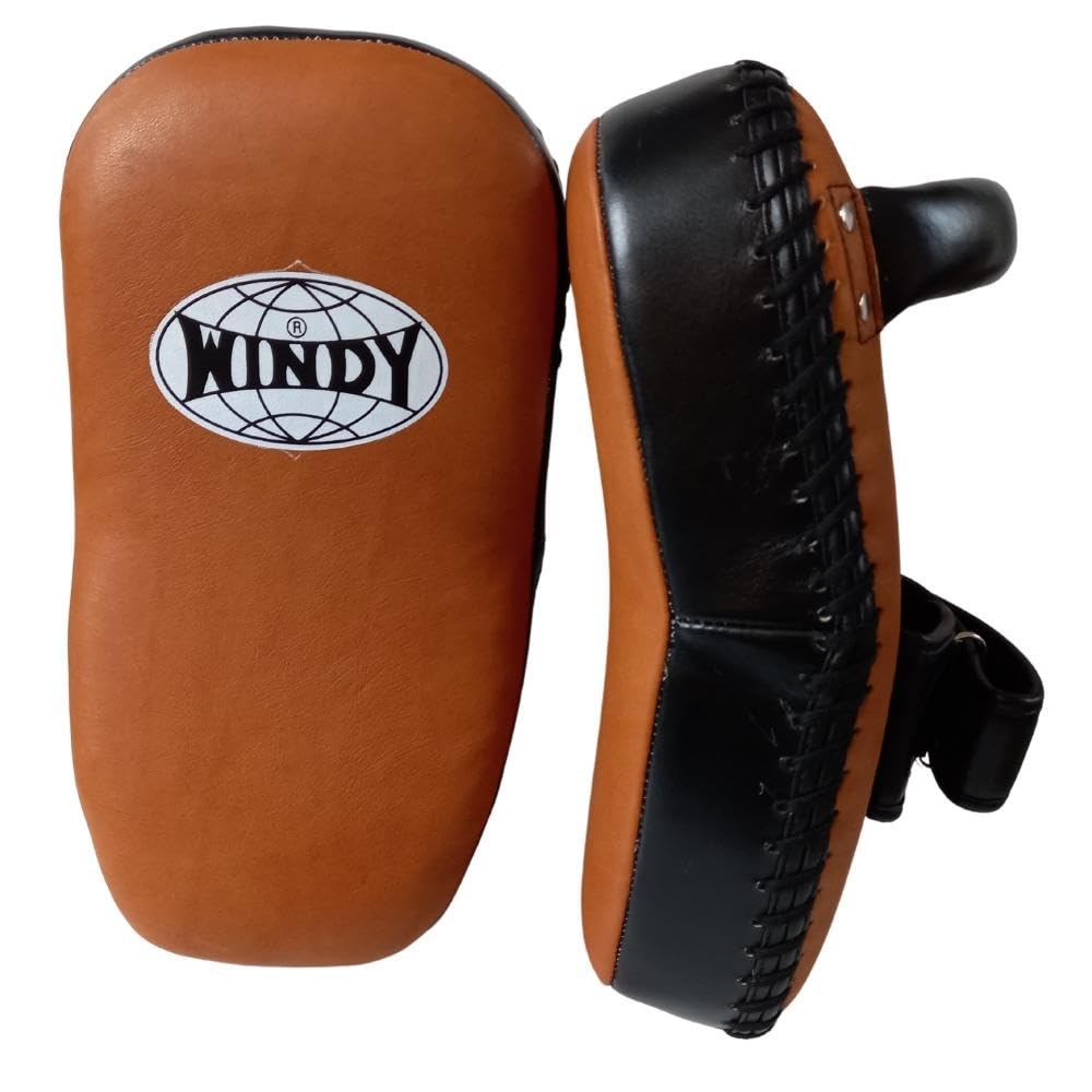 WINDY キックミット 茶色 レザー Amazon | WINDY Kick Curved Pads KP-8 キックミット(湾曲タイプ