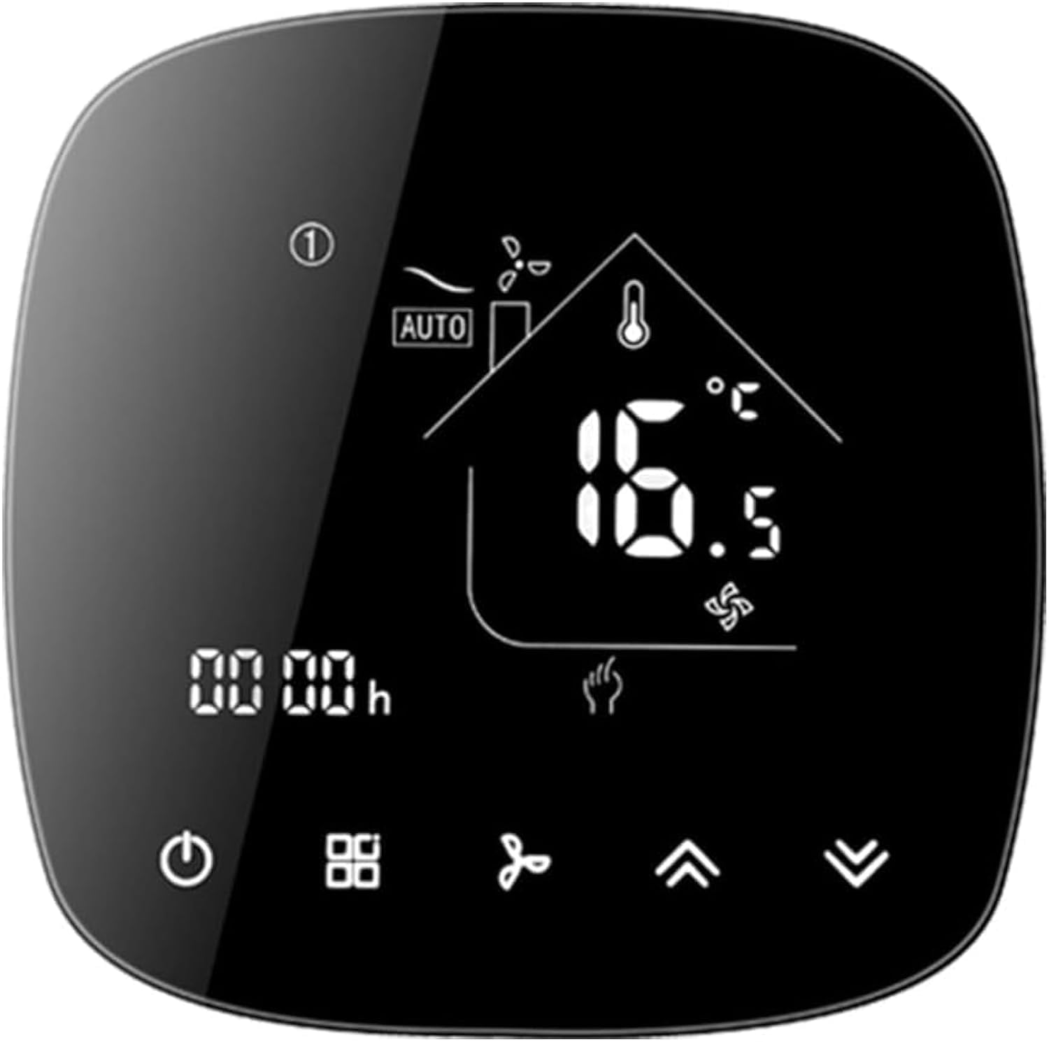 Intelligent Climate Control Made Easy: Round Corner Smart Wi-Fi Thermostat KL6100B