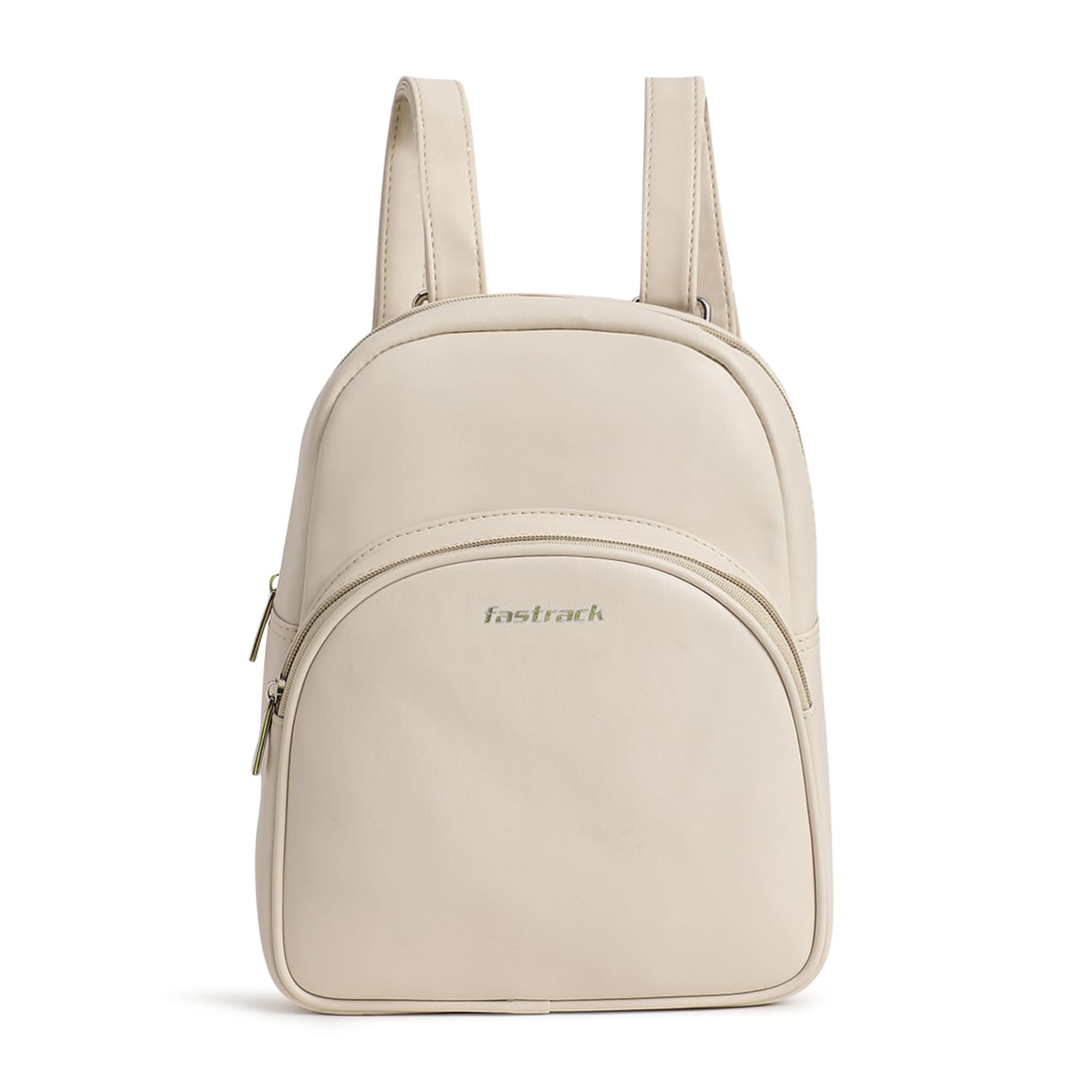 Fastrack Ivory Black College Backpack Bag for Women