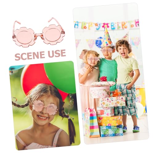 1pc Frame Sunglasses for Boys and Girls Adorable Sunflower Glasses for Outdoor Fun Uv for Boys and Girls and Safe Design3
