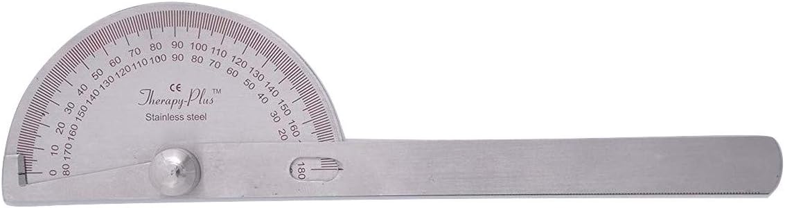 Goniometer (Therapy Plus™ Goniometer 180° Stainless Steel)