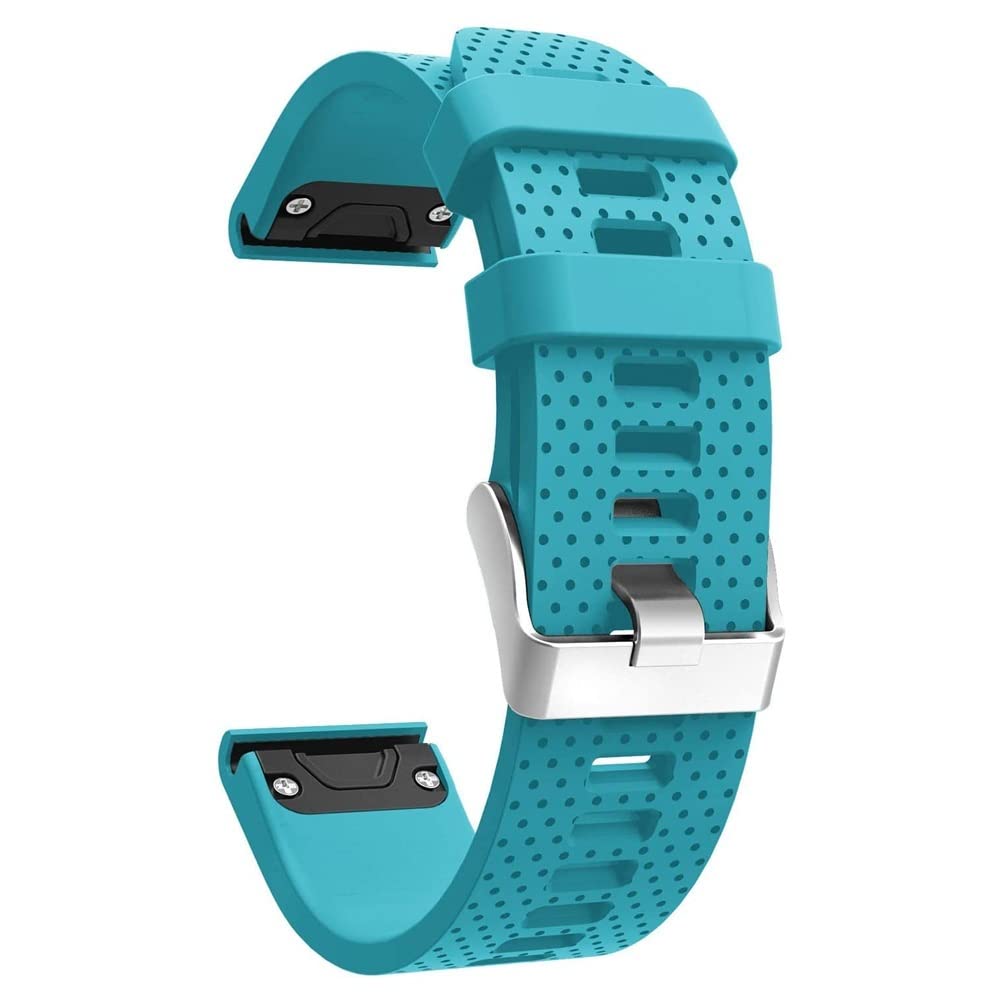 Bracelet en silicone pour Garmin Fenix 5S 6S 7S Plus avec libération rapide - 8