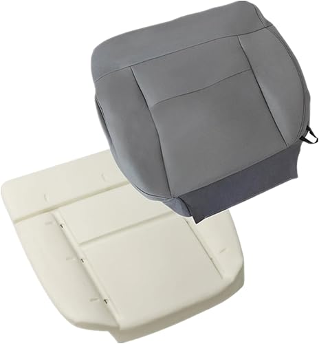 Miniatura 8 de NLQR Funda de asiento delantero para parte inferior del conductor, color beige tostado y cojín de espuma compatible con Ford F-150 2004 2005 2006