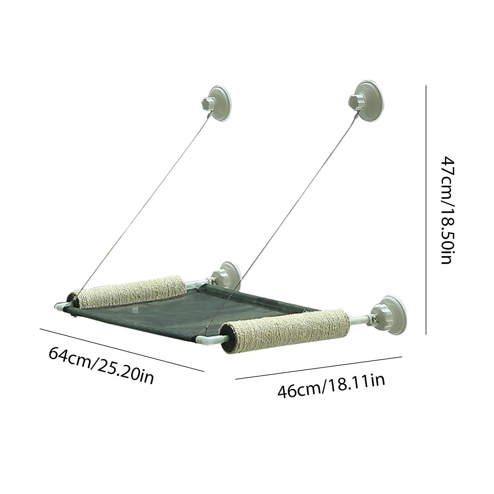Perchoir de fenêtre pliable pour chat, siège de repos pour animal