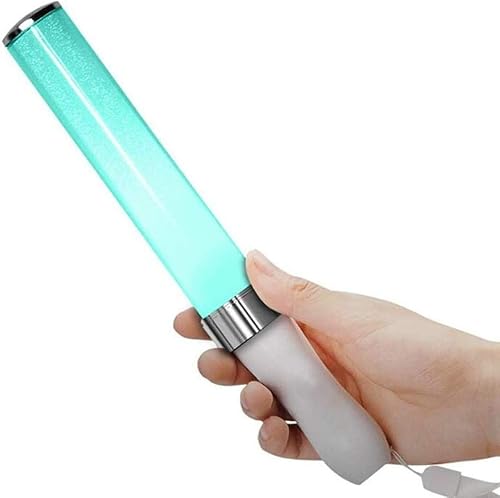 Varillas de brillo LED multicolor, luz intermitente para fiesta, 15 colores cambiantes, 2 modos de iluminación, barra de luz intermitente para