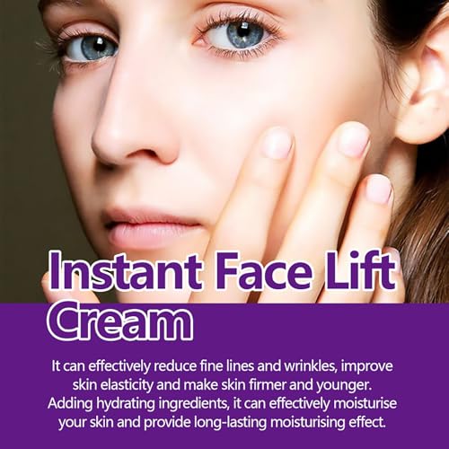 Grospe Lnstant Face Lift Cream - Advanced Facial Serum & Skin Firming Cream Instantly Lifts， Intensely Hydrates, Minimizes Fine Lines & Firms Sagging Skin，50ml
