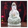 Boeddha beeld Boeddhabeeld guanyin standbeeld keramische ambachten creatieve schilderij ornamenten hoog wit porselein…