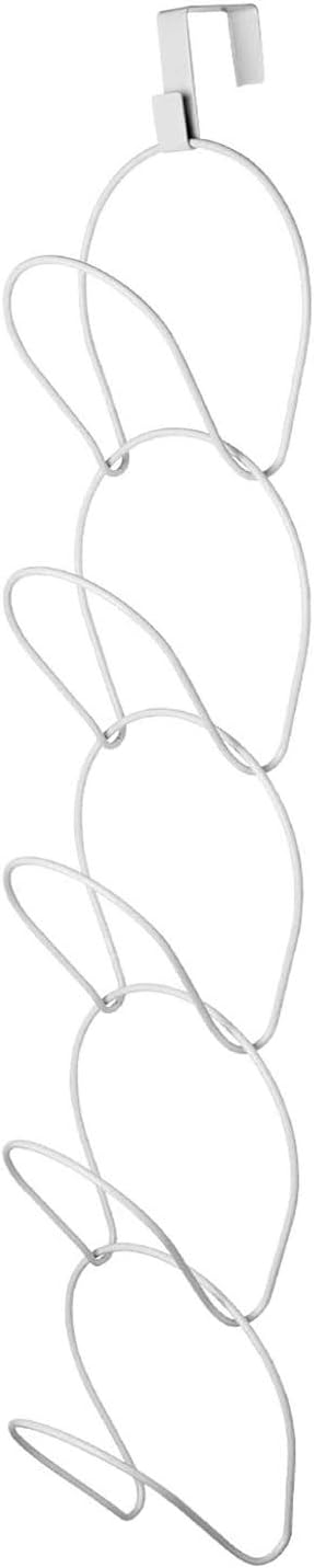 Senbowe 5 Pack Door & Wall Mounted Hat Rack,Cap Rack, Baseball Cap Holder Organizer for Baseball, Caps, Kitchen, Closet (Door Hooks and Sticky Hooks Include)