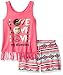 The Children's Place Big Girls' Fringe Tank Top and Shorts Set