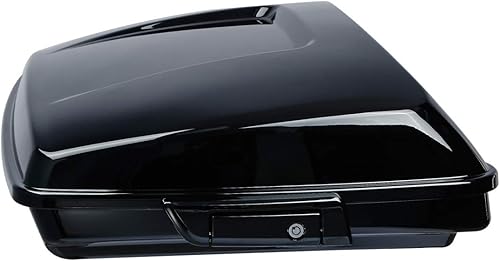 Miniatura 4 de XFMT baúl para motocicleta, para equipaje, 5.5 pulgadas de profundidad, color negro
