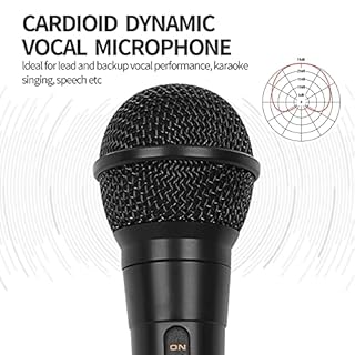 Marengo Handheld Wired Microphone, Cardioid Dynamic Vocal Mic with 13ft Cable and ON/Off Switch, Ideally Suited for Speakers, Karaoke Singing Machine, Amp, Mixer
