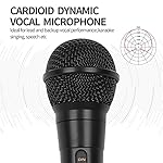 Marengo Handheld Wired Microphone, Cardioid Dynamic Vocal Mic with 13ft Cable and ON/Off Switch, Ideally Suited for Speakers, Karaoke Singing Machine, Amp, Mixer - Image 2