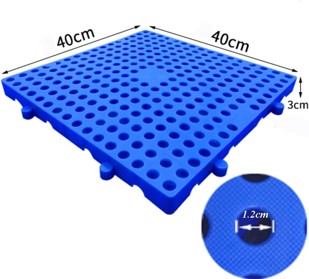 Etlegor Plastic Nestable Shipping Pallet, 200-3000KG Load-Bearing Interlocking Design Surface Anti-Skid Particles Can Be Used in Warehouses, Storage Rooms, Other Industrial Environments