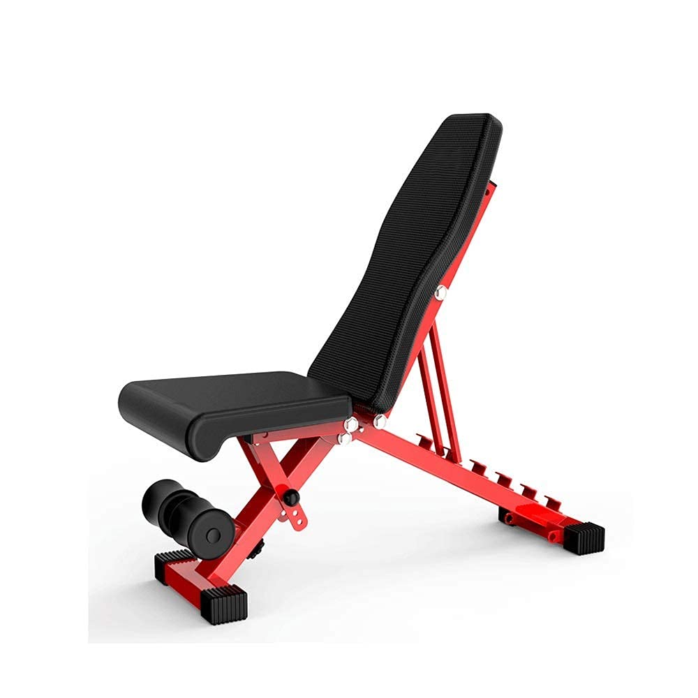 AYCDL Weight Bench Dumbbell Weight Lifting Weightlifting Bed, Adjustable Supine Board Sit-ups Fitness Equipment Suitable for Shaping Muscles Supine Board