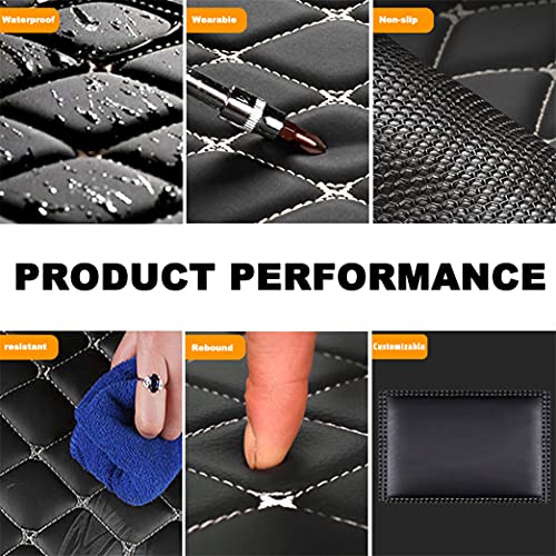 Rasiarpio Car Floor Mats Accessories For Is 2013-2017 Full Set Protection All Weather Car Carpets Non-Slip Luxury Leather Floor Liners Black Beige #TOP3