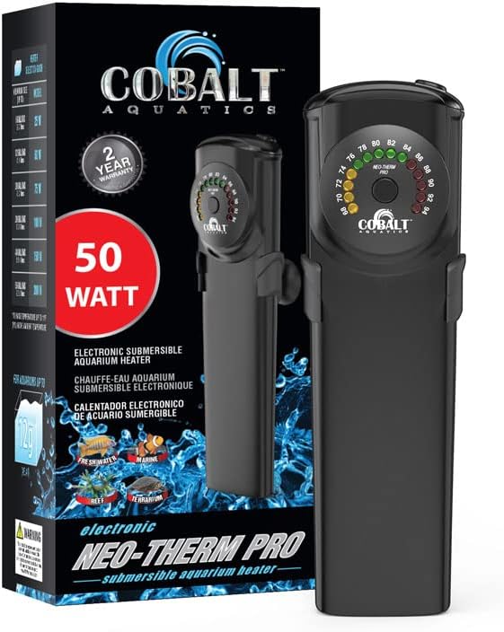 Cobalt Aquatics NeoTherm Pro Aquarium Heater, Made in