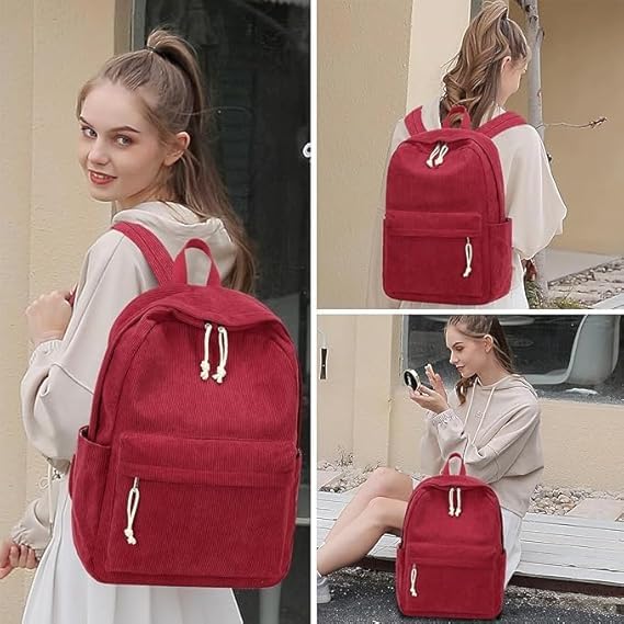 Satic Backpacks for Women/Men Stylish and Trendy Casual College Backpacks, School/College/Picnic Bag-Backpack For Girls & Women (Maroon) 1
