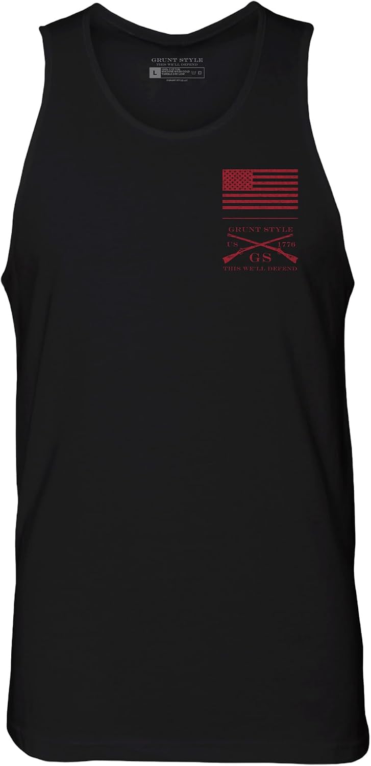 Grunt Style Red Blood Blue Collar™ Men's Tank Top