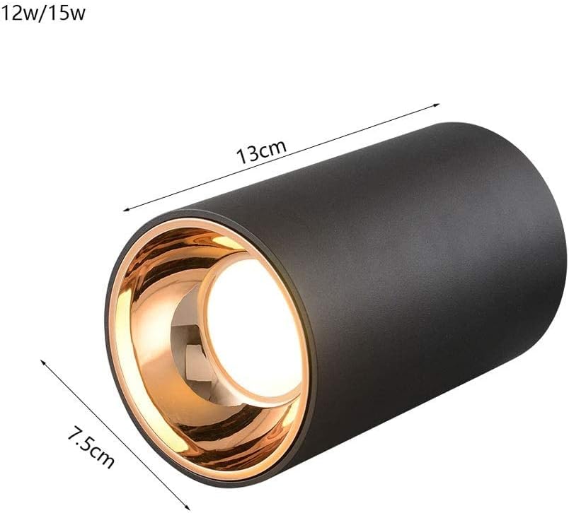 Spotlight，Nordic Free Hole Spotlight Aisle Corridor Ceiling Light Surface Mounted Led Downlight Spotlight Ceiling Spot Light Lamp Led Downlights Shell Warm White 3000K Outdoor Lights/Warm L