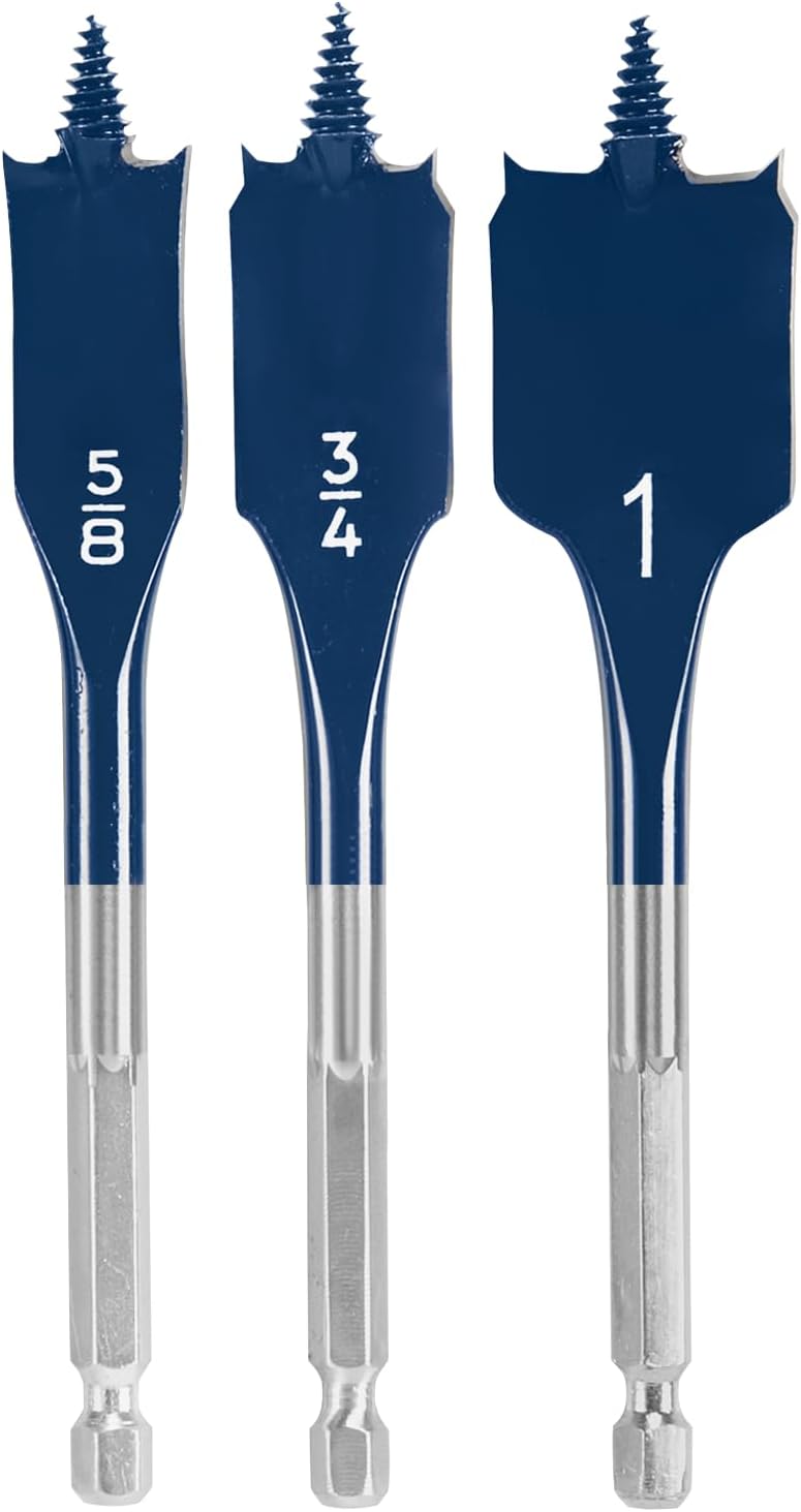 Bosch DSBS5003 3 pc. Daredevil Stubby Length Spade Bit Set