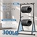 STACOO Foldable Pull Up Bar Pull Up Station,Power Tower with Triangular Structure, Multi-Functional Dip Station for Home Gym 300LB